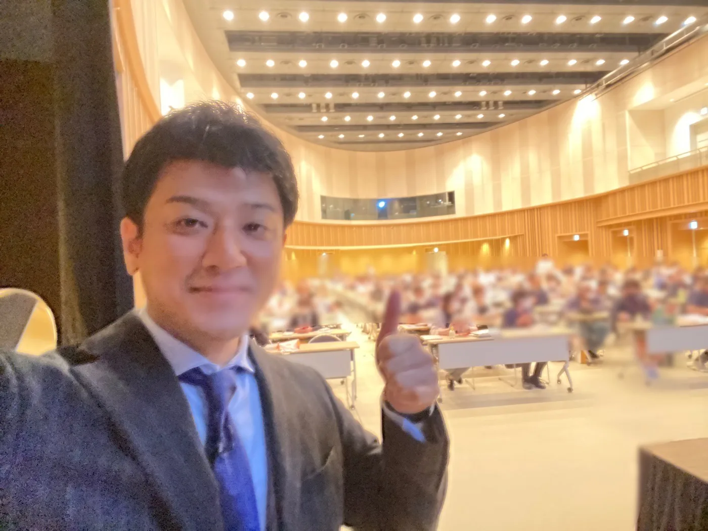 マネーフォワード主催セミナーでの基調講演の様子